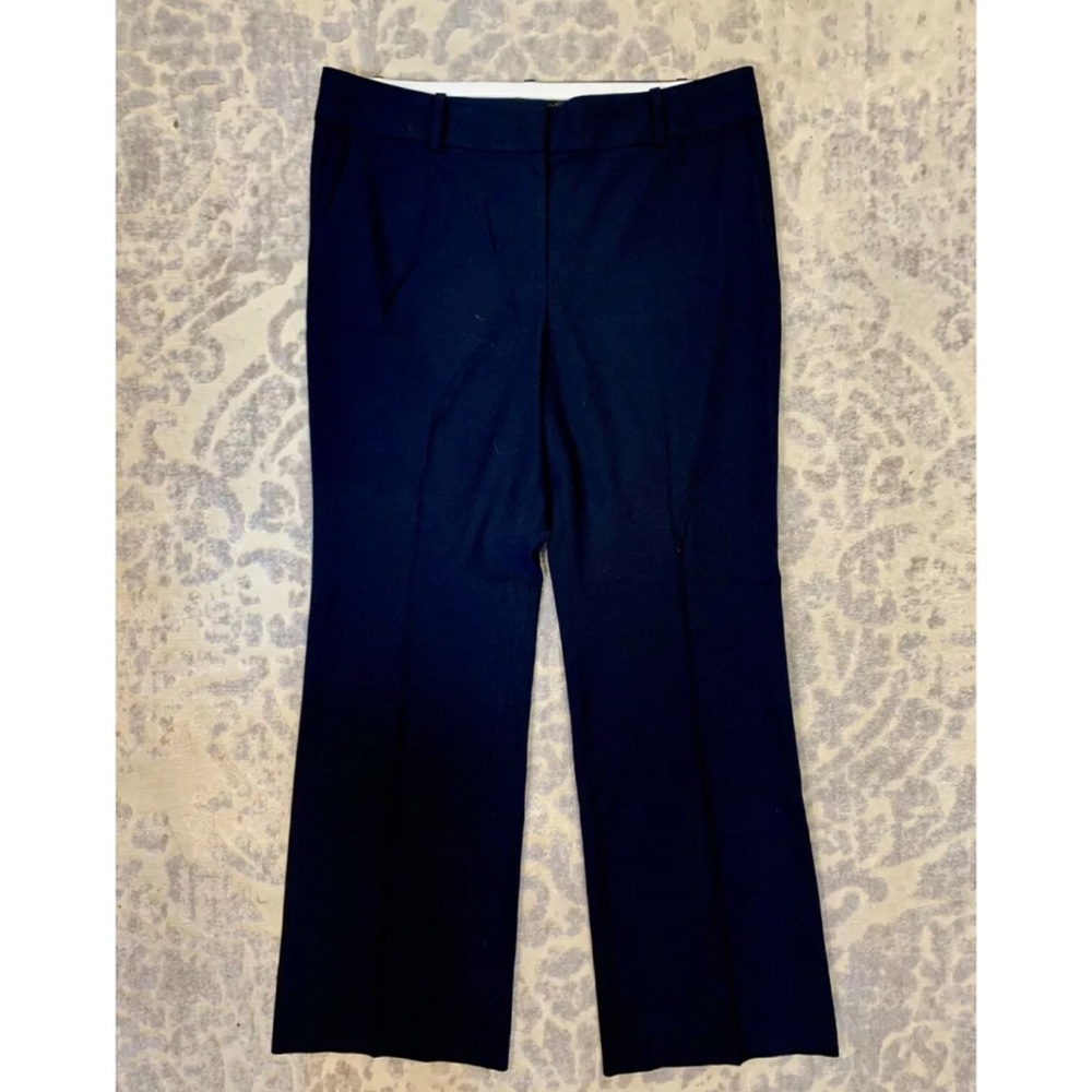 ANN TAYLOR Petite Black Straight Leg Dress Pants - Picture 1 of 3